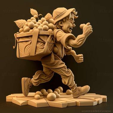 3D модель Проведение перевозчика Поппо из магазина Поппо (STL)